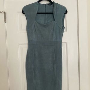 Blue Suede Dress